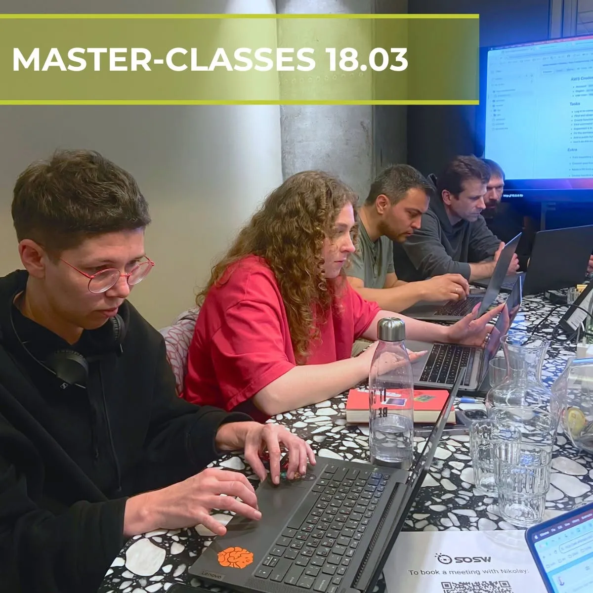 Master-class night — hands-on from the first hour