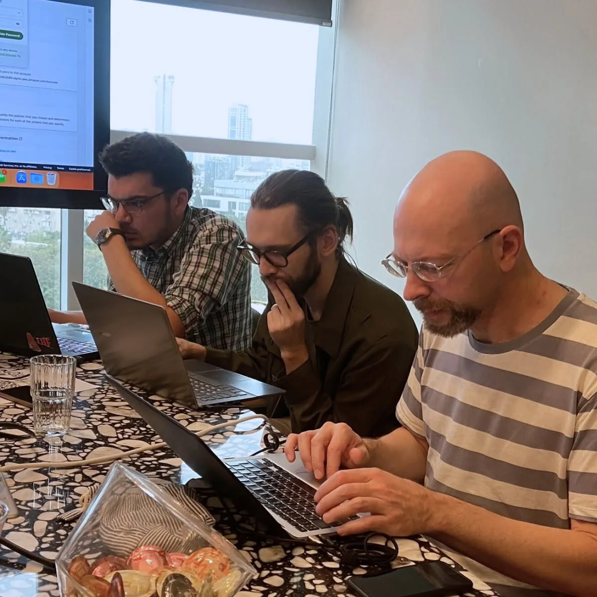 Heads down in the AWS console